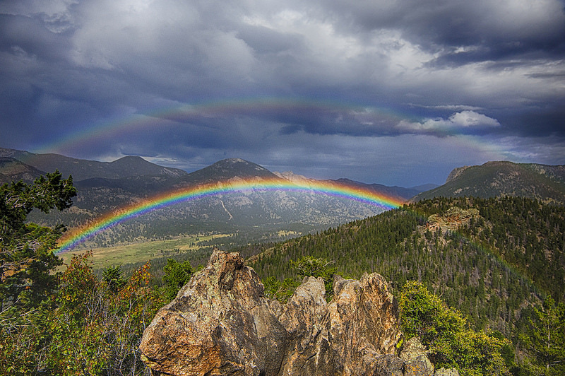 A scenic view of the diverse Grand County, Colorado